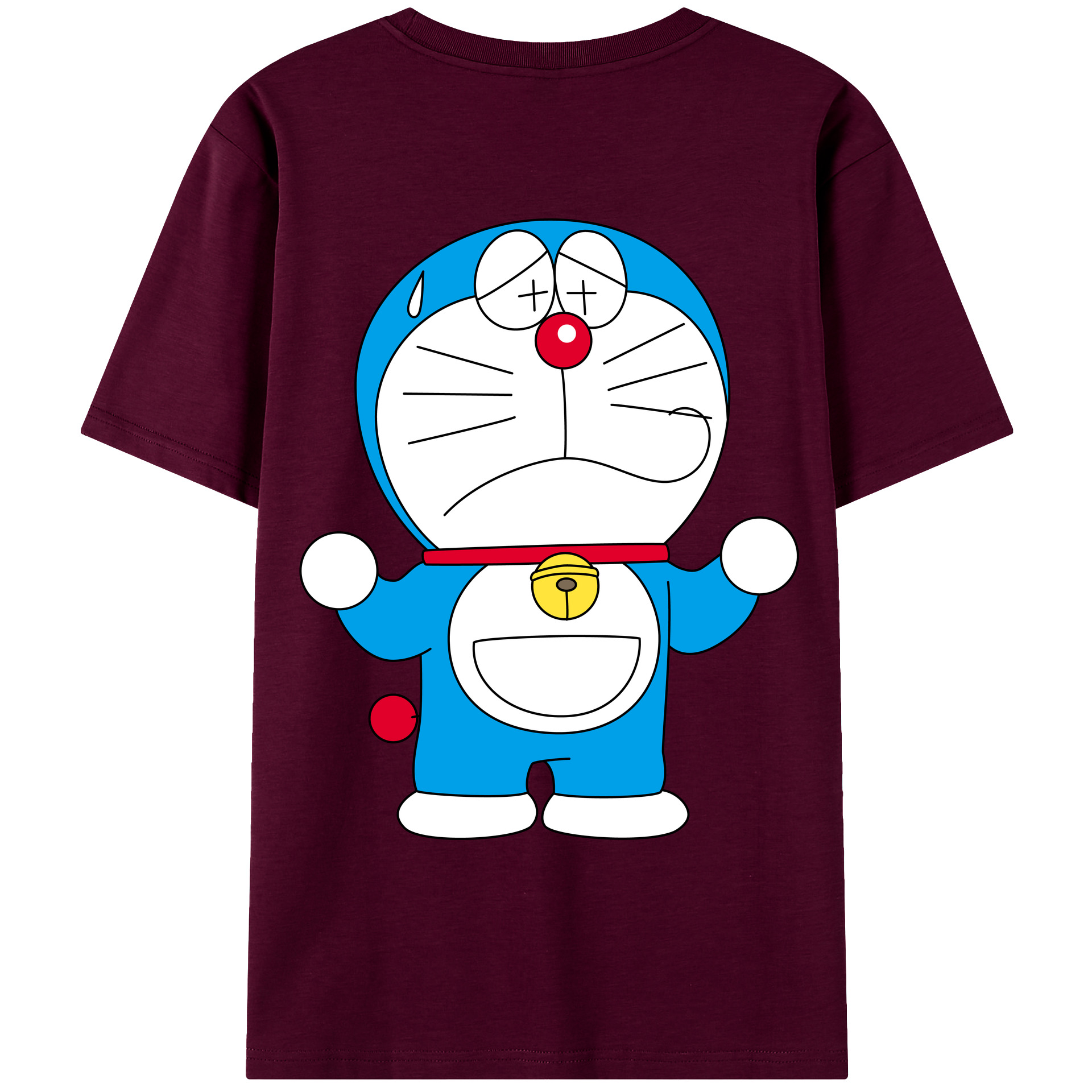 （画像用） ドラえもん Doraemon レディース半袖Tシャツ(バックプリント)
